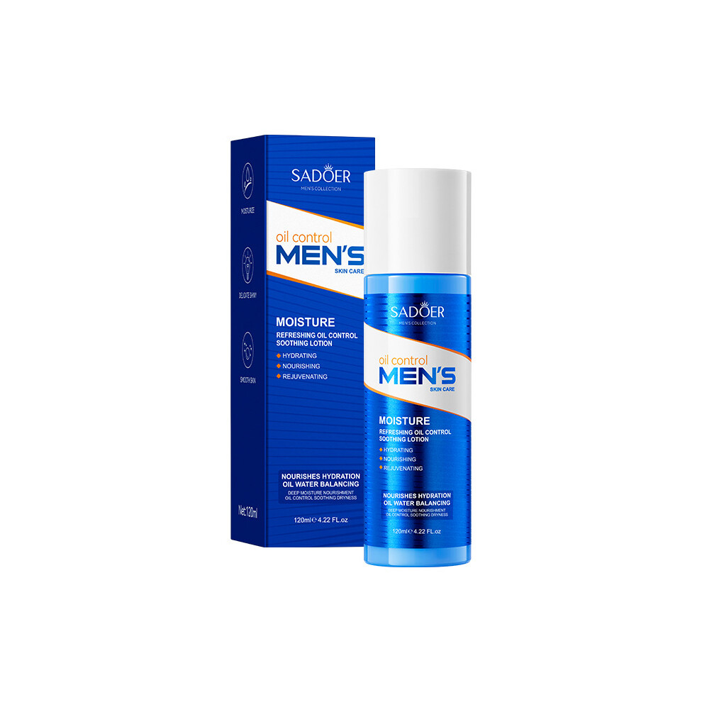 Cream (Soothing Milk 120Ml) Men's Oil Control Soothing Milk 120Ml Refreshing Hydrating Moisturizing