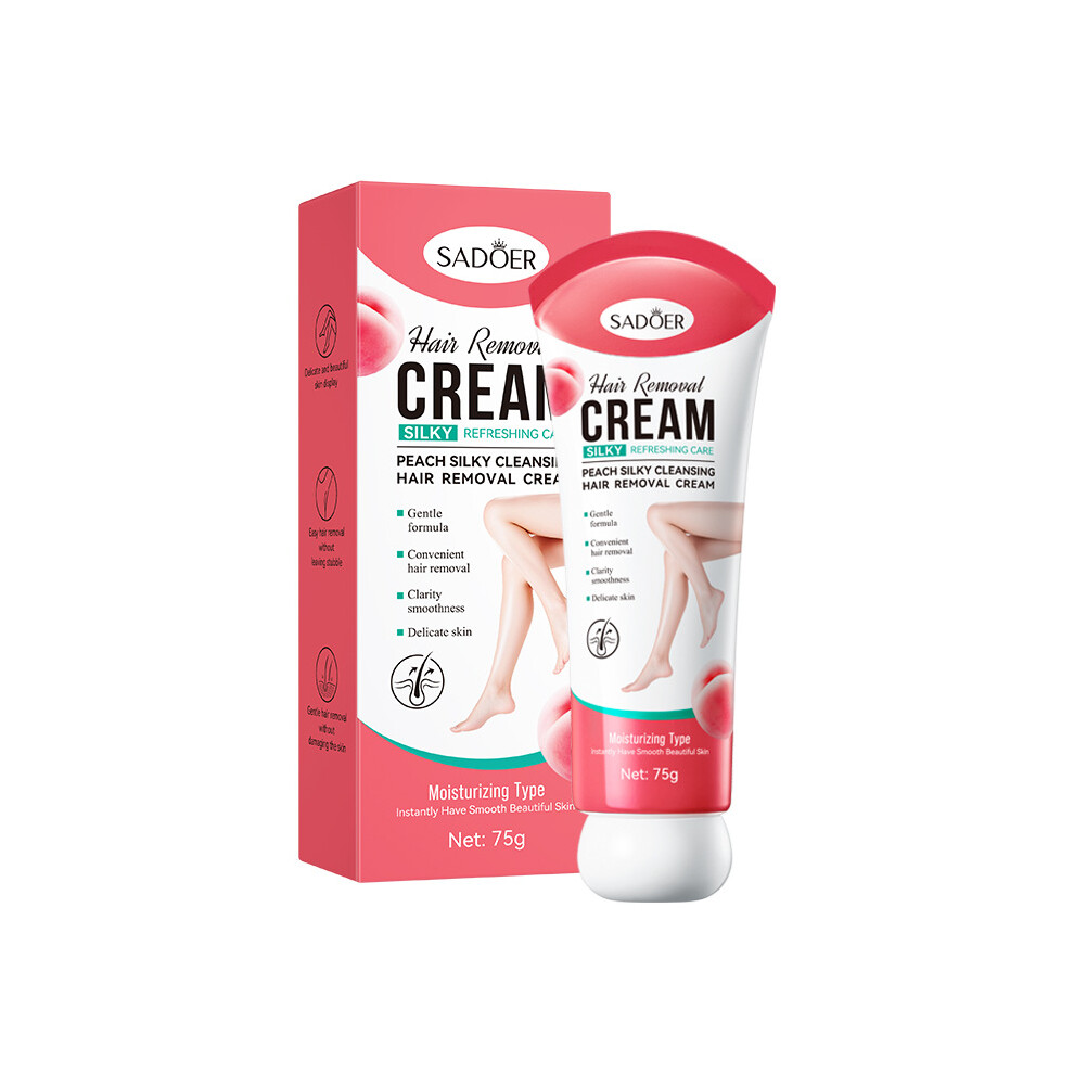 (Hair removal cream 75g) Hair Removal Cream 75g Silky, Clear and Clean Underarm Hair Removal Cream