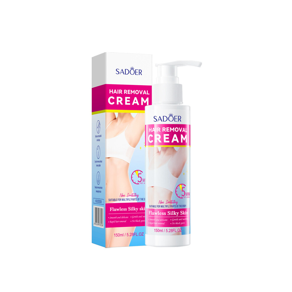 (150ml) Women's hair removal cream 150ml non-irritating armpit body silky hair removal cream