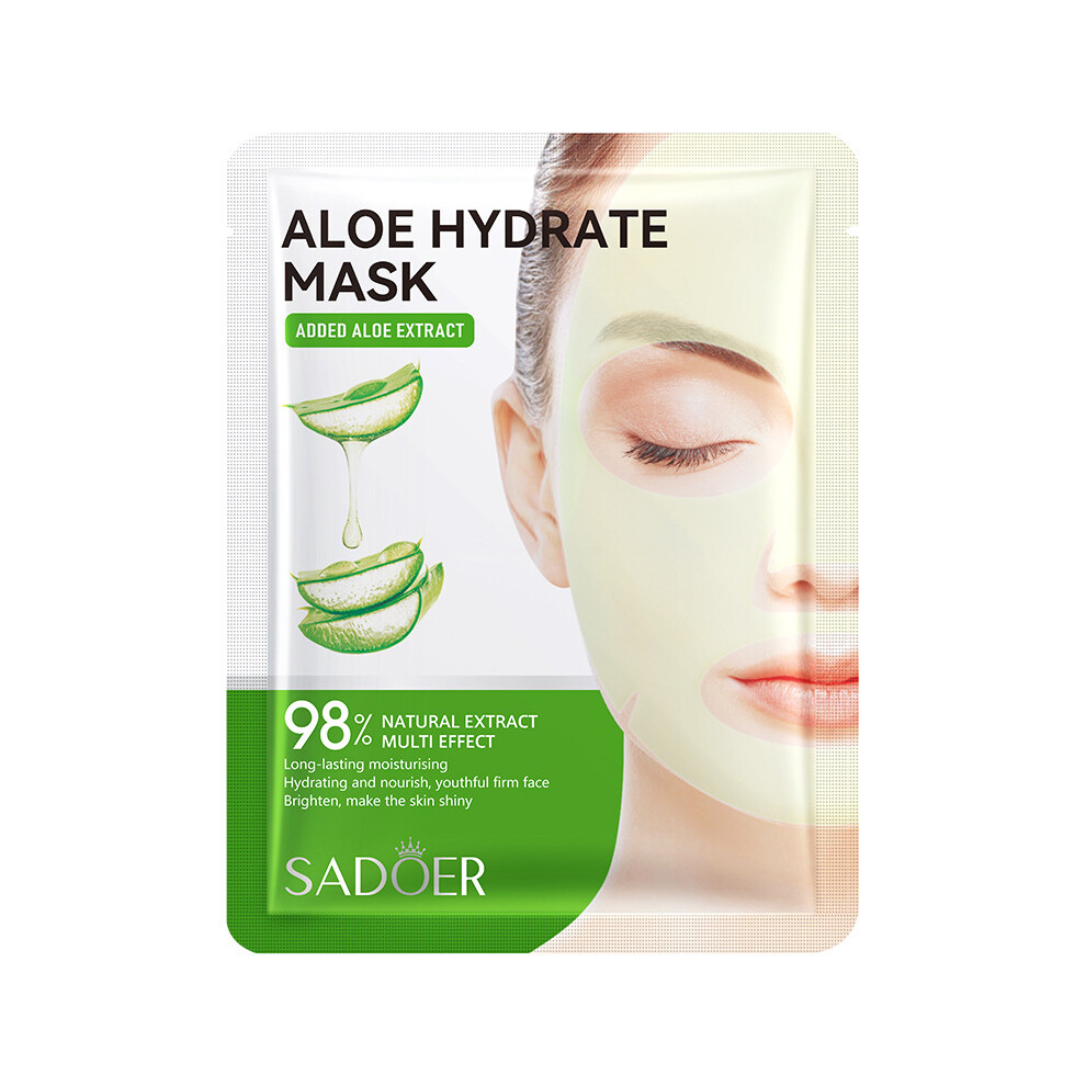 (Aloe 25g) Moisturizing, hydrating and rejuvenating facial mask patch pack
