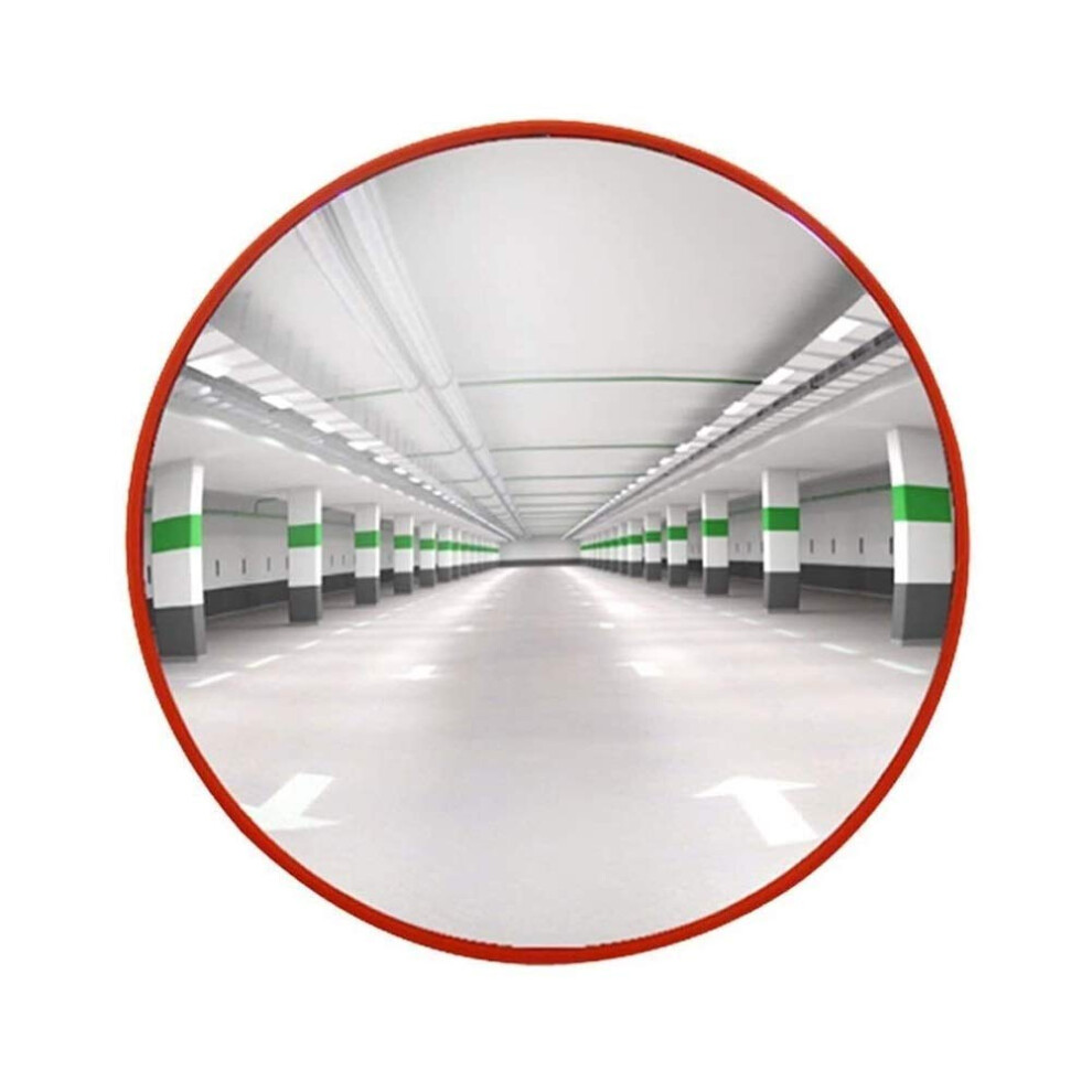 Outdoor Convex Safety Mirror 80Cm Wideangle Clear View Traffic Mirror For Driveway And Garage Safety 9347817822809