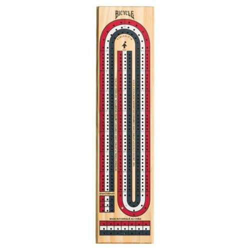 Bicycle JKR130012124 Bicycle - Cribbage Board 3 Track Color Coded - 2025 Printing