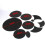 AWHAO 10 Pieces Drum Mutes for Beginners Practice Instruments 2