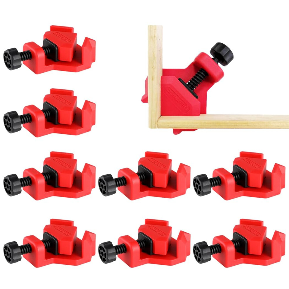 8 Piece 90 Degree Adjustable Right Angle Clamps Plastic Frame Holders With Singlehandle For Woodworking And Welding 9412369965714