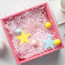 Light Pink 30g Paper Shred Filler for Gift Box Decoration Odorless Raffia