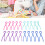 Small Bobbin Thread Clips 20pcs Plastic Fits Most Spools Random Colors 16