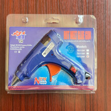 11W Compact Blue Hot Melting Glue Gun with 7mm Sticks, Safe Polystyrene