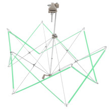 Edelstahl- und Kunststoff-Garnwickler, 43 cm, leichtes Aufwickeln und Verstellen