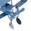 Flugzeugmodell, Retro, alte Eisenkunst, blau, 4