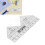 Acrylic 90 Sewing Ruler, 10in Triangular Cutting Tool for Garments 10