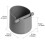 Silicone Coffee Grounds Collector Storage Bucket Espresso-Black 2