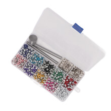 4mm Multicolor Grommet Tool Kit for DIY Crafts and Accessories