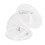 100 Sets Blanko-Abzeichen-Set, 25 mm, transparent, 1