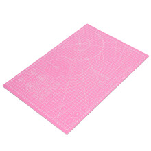 Selbstheilende Schneidematte 45x30cm Pink, doppelseitig, für Scrapbooking & Quiltarbeiten