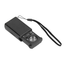 Ausziehbare Schmucklupe 30X/60X aus optischem Glas mit LED & Gelddetektor