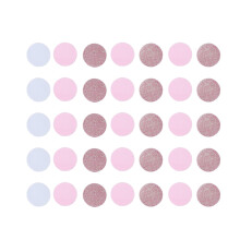 Pink White Rose Gold Glitter 100g Eco Paper Confetti for Party & Gift