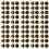 50Pcs 5 Color Screws Rivets Multiprupose-bronze 9.5MM 5MM 4MM 1