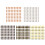 50Pcs 5 Color Screws Rivets Multiprupose-bronze 9.5MM 5MM 4MM 2