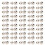 50Pcs Multiprupose Metal Screws-bright white 9.5MM 5MM 4MM 1