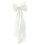 Oversized Solid Color Polyester Wedding Bowknot-edelweiss white 1