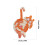 Pack of 4 Decorative Knitted Mats Cats Theme Mat Scratch-Set 1 4