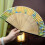 Handheld Chinese Folding Fan Folding Hand Fan Foldable Fabric 5