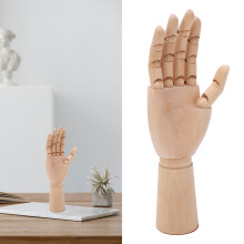 Flexibles Holzhandmodell, 30 cm Posierbares Kunst-Display & Skizzieren