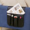 Dense PU Leather Sofa Armrest Home Bag Multiple Purpose-gold 3