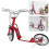 Roter Modell-Scooter, Maßstab 1:10, robuste 1