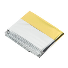 3 Stück Notfalldecken, Gold-Silber reflektierend, wasserdicht, 160x210cm