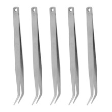 5 Stück Edelstahl-Kurzwimpern für Nähen, feine Spitze und Oberflächen glätten