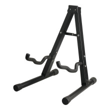 Support de guitare professionnel, portable pour concerts et tournées, structure en fer de haute qualité en forme de A, pliable, pour guitares