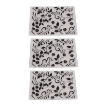 3 pcs Plastic Embossing Folders for Paper Craft, 10.5 x 14.8cm