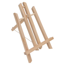 Small Pine Wood Easel 30cm/11.8in Trapezoidal Sign Display Stand