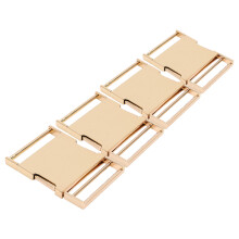 4 Sets Alloy Side Release Buckles 4.2x6cm for Backpack & Luggage