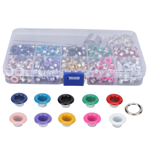 Leather Grommet Kit With Copper Eyelets, Rustproof And Strong Fastening Tools In Elegant Packaging, Includes Installation Guide For Beginners