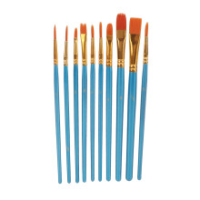 Set di pennelli per dettagli in miniatura, con setole sintetiche per pittura acrilica, ad olio, ad acquerello, nail art, trucco per il viso,