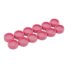 12 Stück Kunststoff-Binderinge, 10 mm, tragbar,