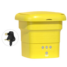Portable Washing Machine Mini Foldable Washing-Yellow UK
