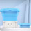 Portable Washing Machine Mini Foldable Washing Machine-Blue UK 5