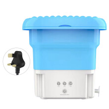 Portable Washing Machine Mini Foldable Washing Machine-Blue UK
