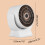 800W Electric Fan Heater-White 4