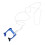 Blue Diving Nose Clips with Precision Fit and Anti-Lost Function 1