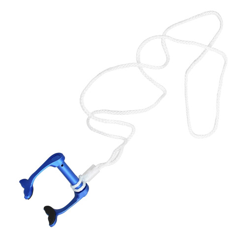 Blue Diving Nose Clips with Precision Fit and Anti-Lost Function