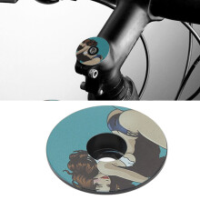 Waterproof Aluminum Alloy Headset Cap for Mountain Bikes Rustproof Top Cover