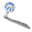Angelrollengriff, Metall-Power-Griffknopf, 2