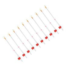 10 Stück Mini-Winter-Eisangelruten-Spitzen 130mm ABS Angelzubehör