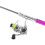 Lila Mini-Stiftform Angelausrüstung, 94cm, 1-3kg 7
