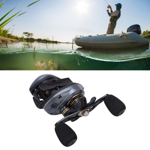 Baitcasting-Rolle, Köder-Angelrolle, Rad, 7,2:1,
