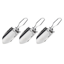 Portable Survival Shovel, Mini Folding Shovel Stainless Steel Multifunctional Outdoor Tool, Compact And Durable For Camping Hiking, 3PCS